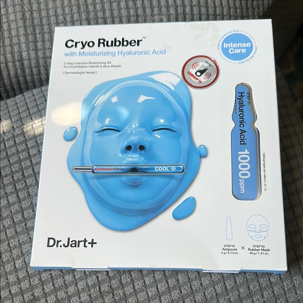 Dr. Jart+ Cryo Rubber Face Mask w/ Moisturizing Hyaluronic Acid (NIB)